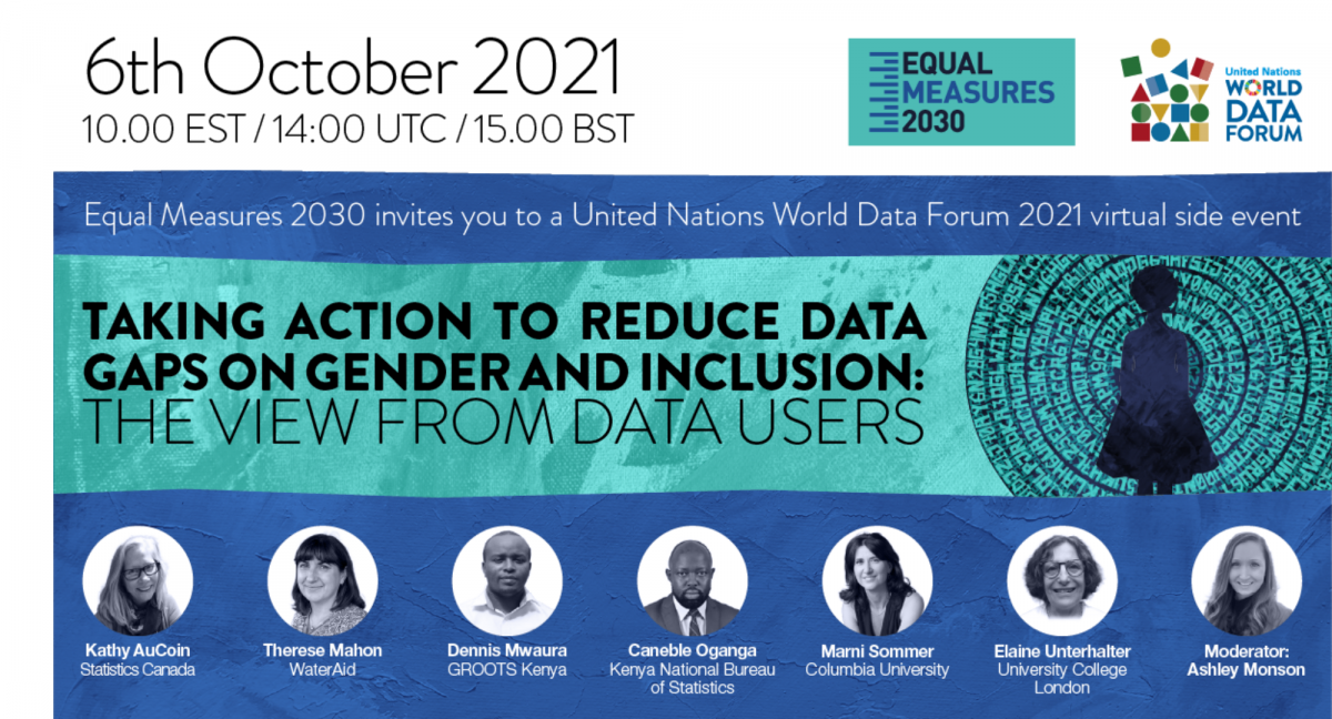 Taking action to reduce data gaps on gender and inclusion: View from data users and producers