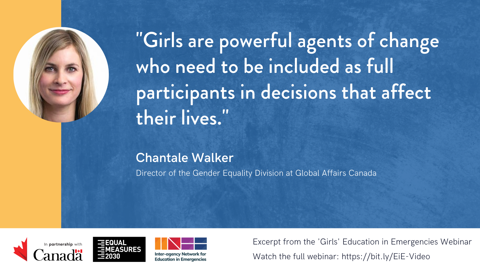Evento en línea: Charlevoix en acción: Transformar la educación de las niñas en situaciones de emergencia en África